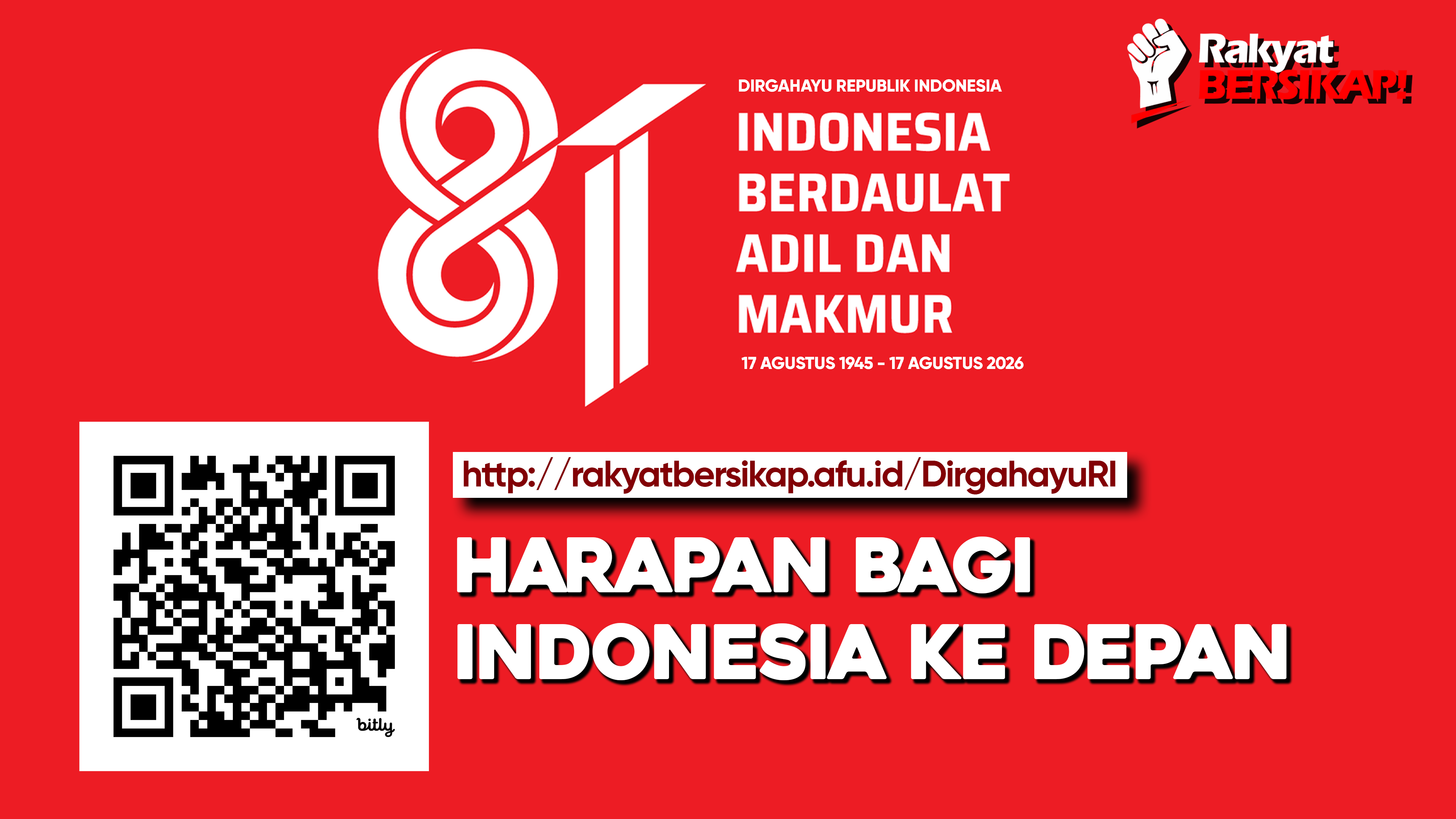 81 Tahun Merdeka, Apa Harapan Bagi Indonesia ke Depan?